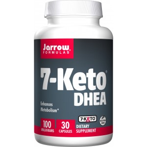 Jarrow Formulas 7-Keto DHEA, Enhances Metabolism, 100 mg, 30 Caps