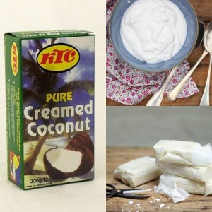KTC Pure Creamed Coconut, 200-Gram