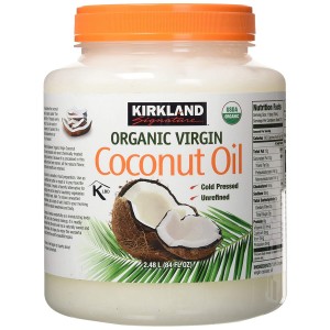 Kirkland Signature Organic Virgin Coconut Oil Cold Pressed Unrefined, 84 Fl Oz