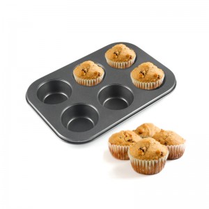 6 Cup Non Stick Muffin/Cake Baking Tray 