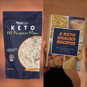6 Keto Snack Recipe Book + Keto flour combo