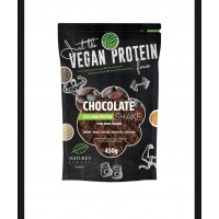 Nature's finest Organic Vegan Chocolate 63% Protein Shake Powder, 450Gm