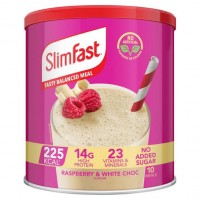Slimfast Meal replacement - Raspberry &White Chocolate - 10meals